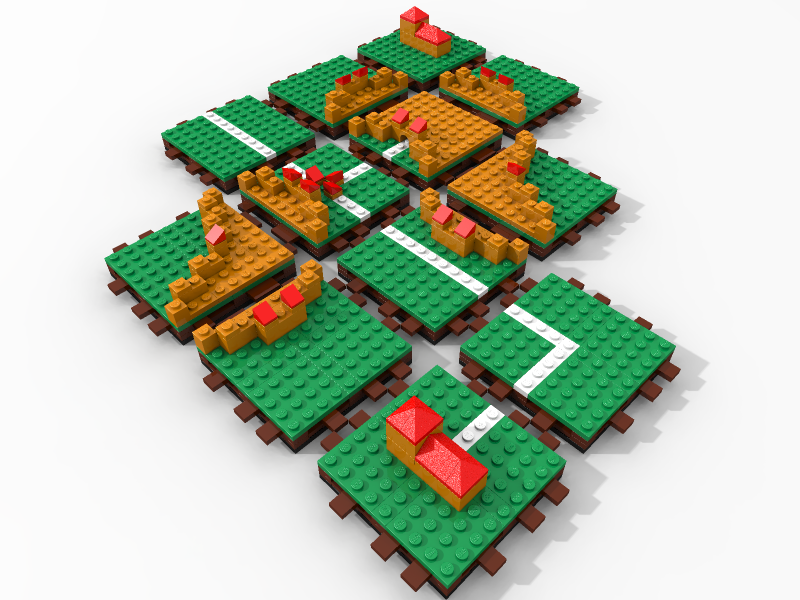 Lego Carcassonne