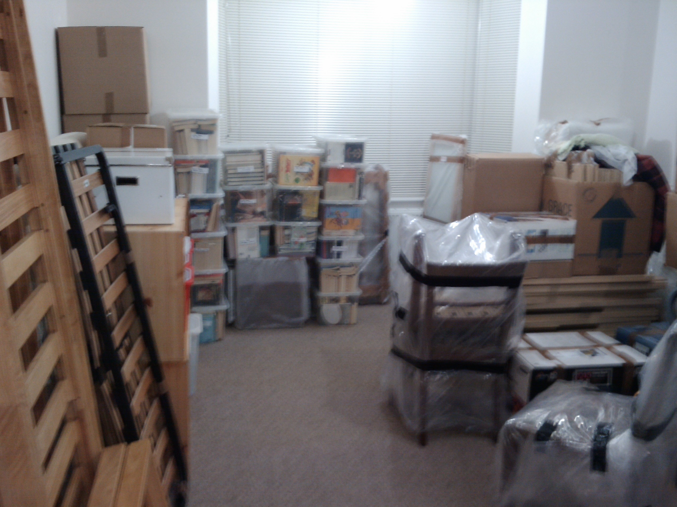 Boxes, boxes everywhere...